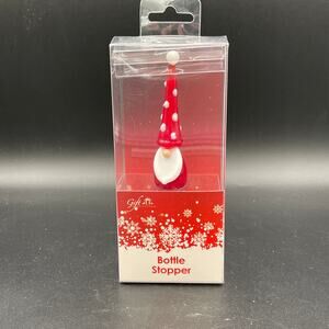Gift Essentials Santa Claus Gnome Christmas Wine Bottle Stopper